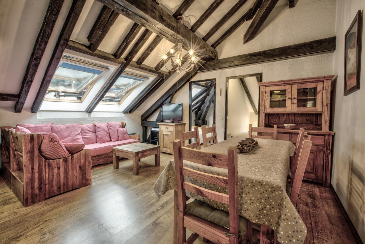 Top Floor Apartment Mansard - Central Chamonix Mont Blanc Haven Eksteriør bilde